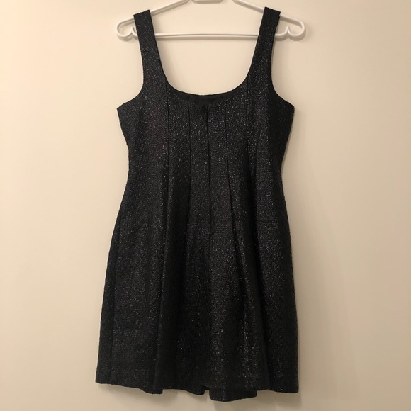 BCBG | Black Textured Mini Dress - Picture 2 of 5